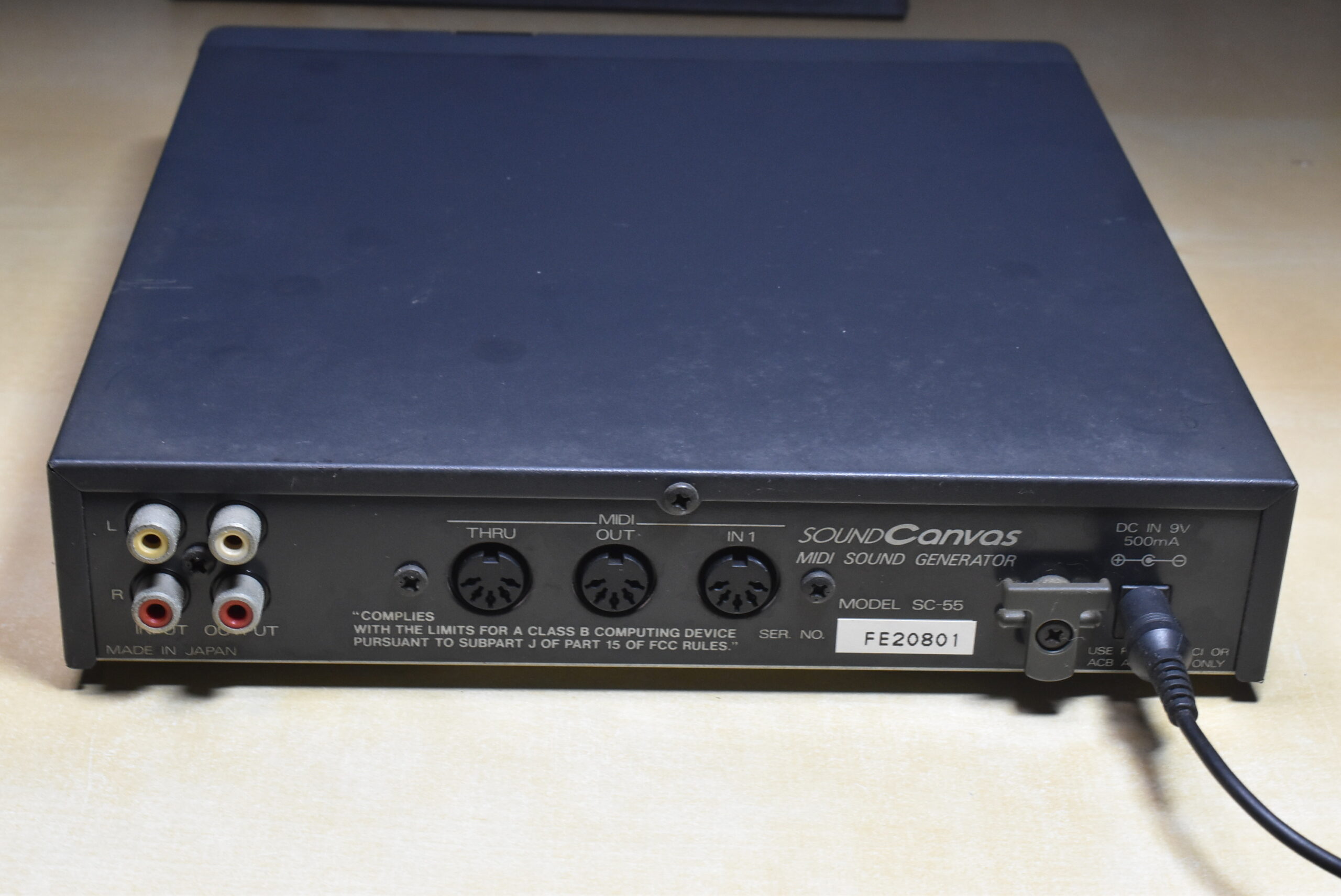 GM登場前の1991年3月にリリースされたRoland初のGS音源、Sound Canvas