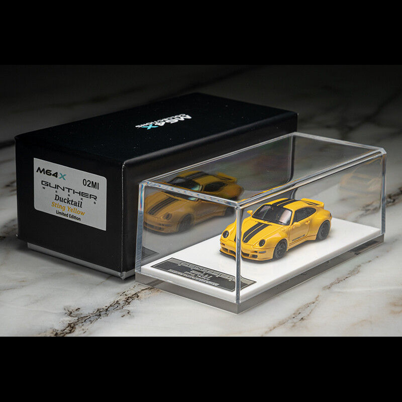 M64X MY64 1:64 Porsche Gunther Werks 993 400R Ducktail Car Model