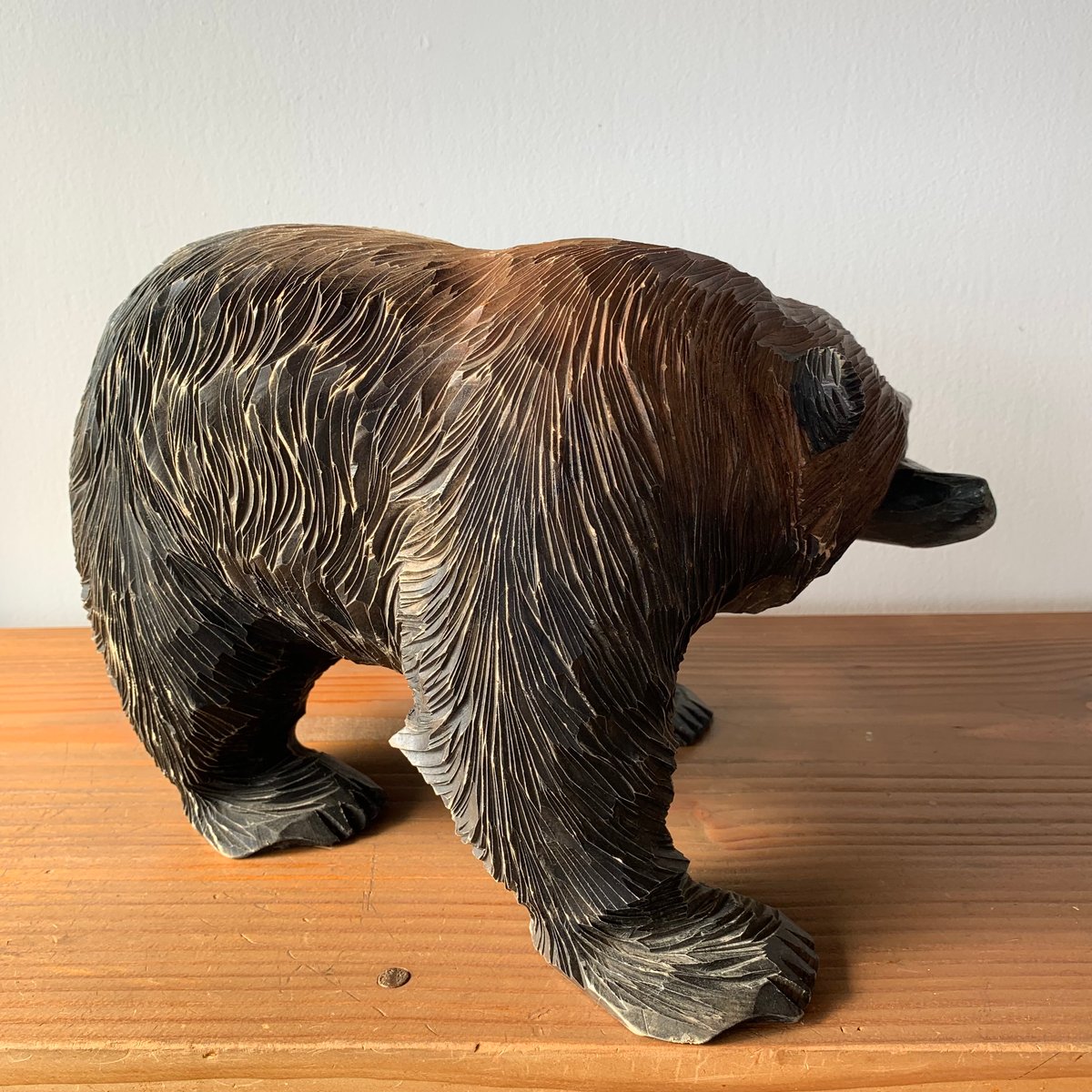 木彫り熊 鮭咥え熊 北海道 4 | MILMOUNTAIN STORE