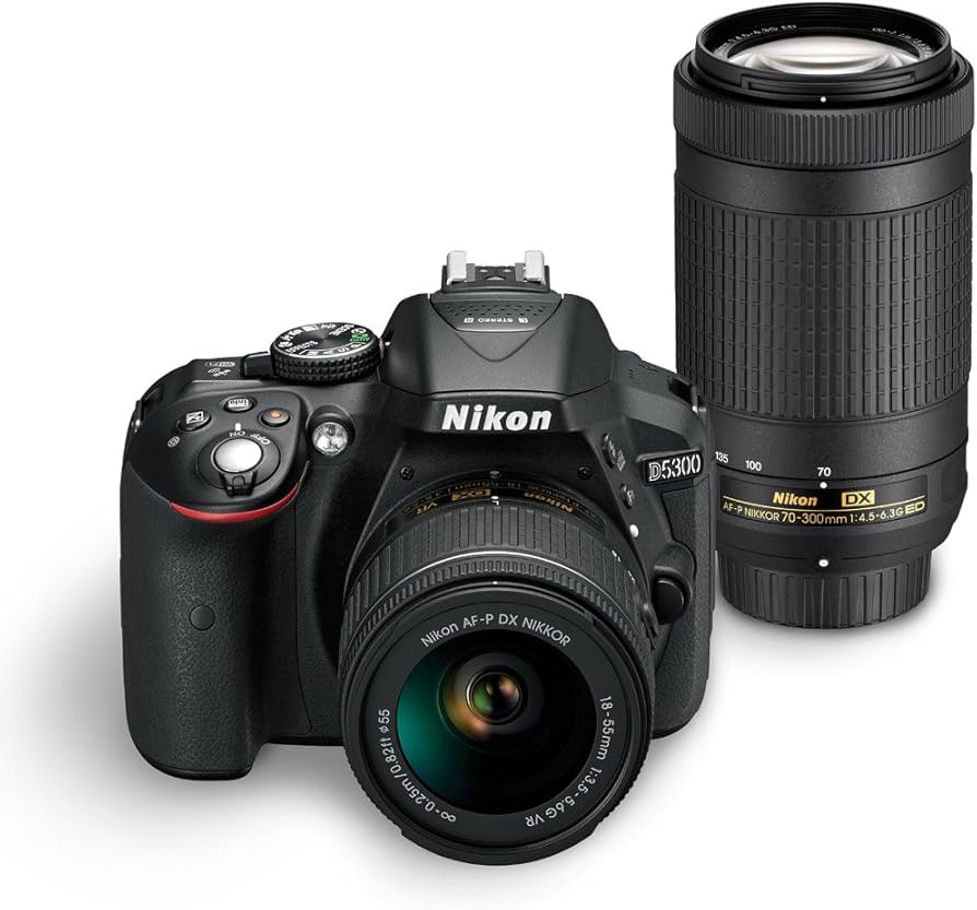 Amazon Canada: Nikon D5300 Digital SLR Camera Dual Lens Kit