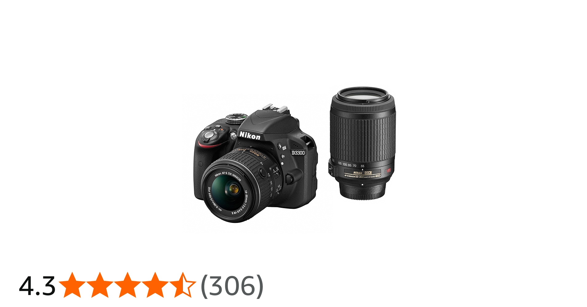 Amazon | Nikon デジタル一眼レフカメラ D3300 ダブルズームキット