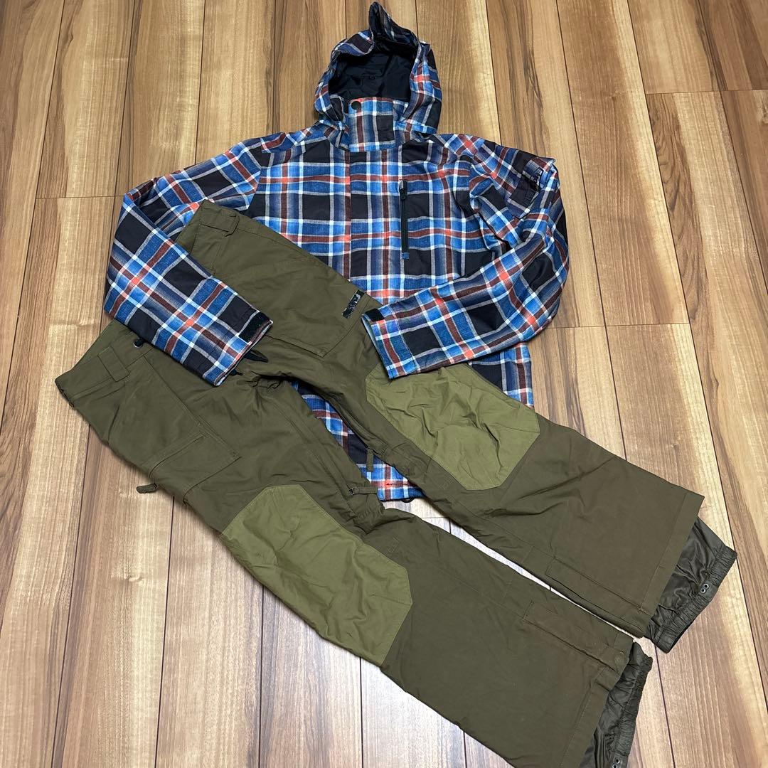 自来也　Burton スノーボードウェアセット　メンズ Mサイズ BURTON スノーボードウェア 上下セット XL スノーボード ウェア上下