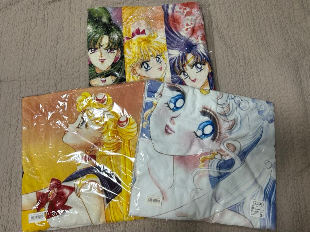 セーラームーン展　ラインストー付ワイドバスタオル ストアオリジナル フェイスタオル 8周年記念（セーラームーン）: 全