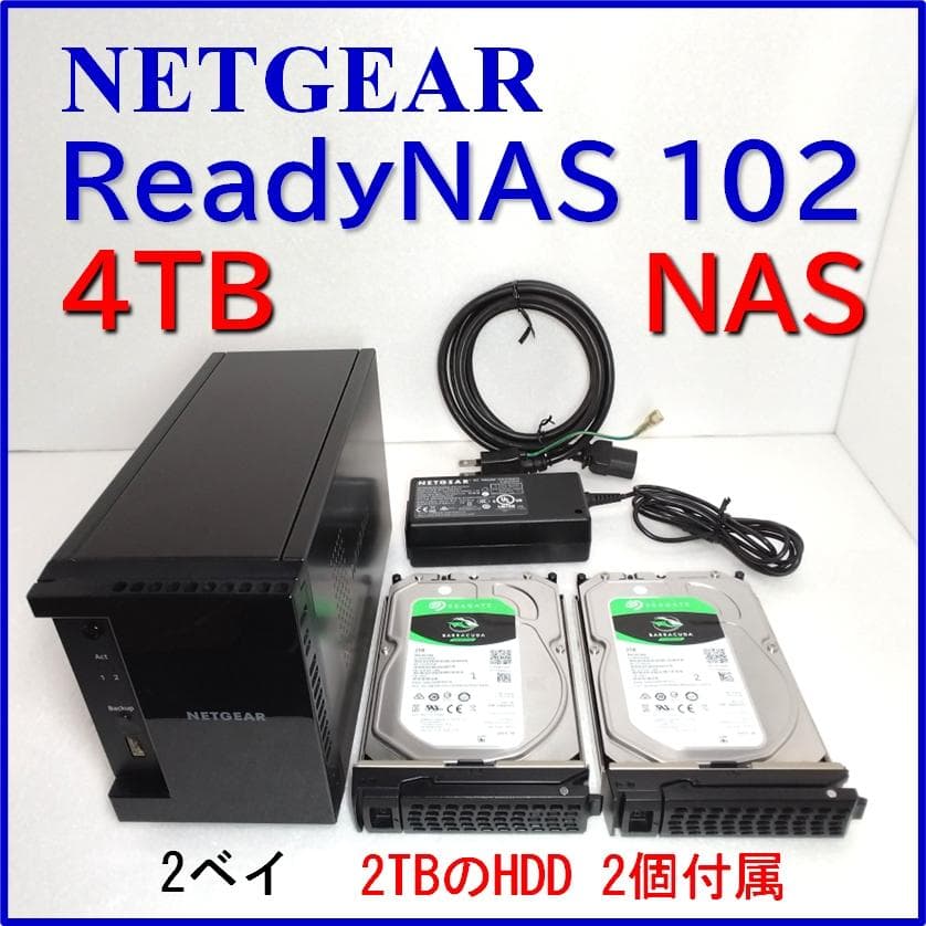 NETGEAR ReadyNAS 102　HDD 4TB(2TBx2個)付属 Netgear ReadyNAS 102 Review | AVForums
